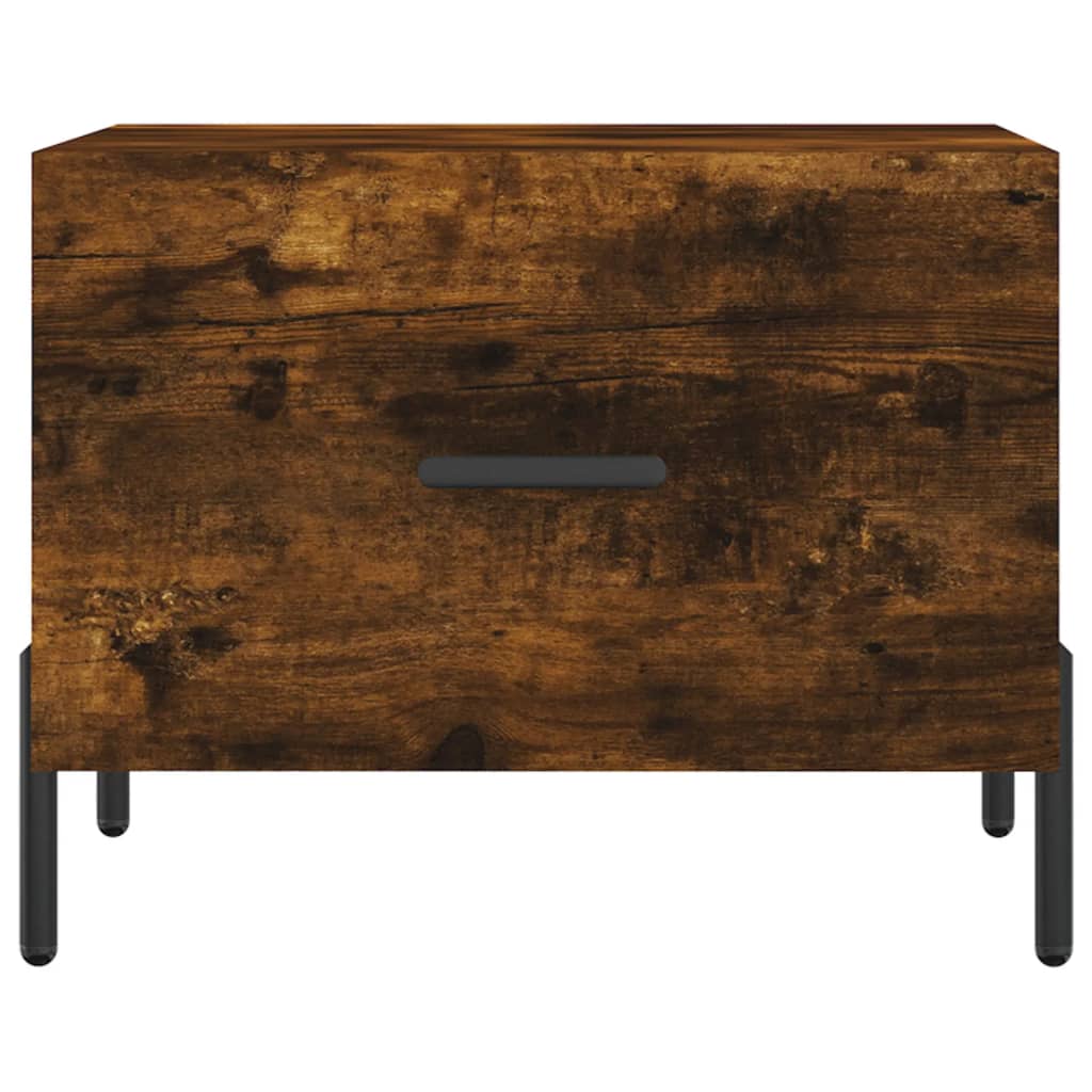 Table basse Chêne fumé 50x50x40 cm Bois d’ingénierie - Tables basses
