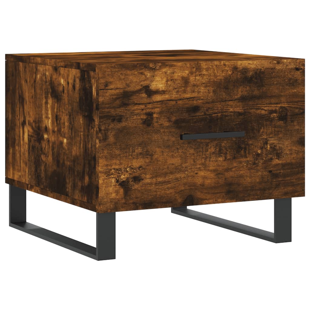 Table basse Chêne fumé 50x50x40 cm Bois d’ingénierie - Tables basses