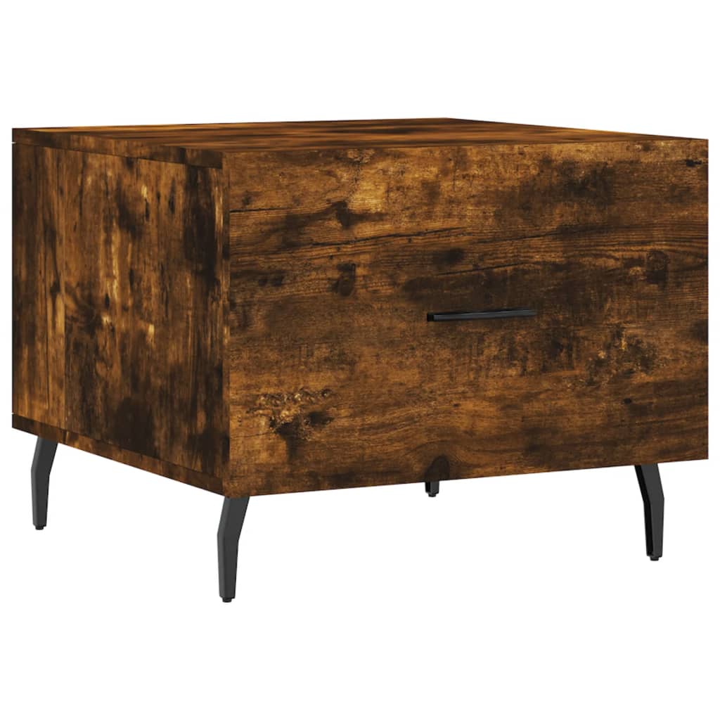 Table basse Chêne fumé 50x50x40 cm Bois d’ingénierie - Tables basses