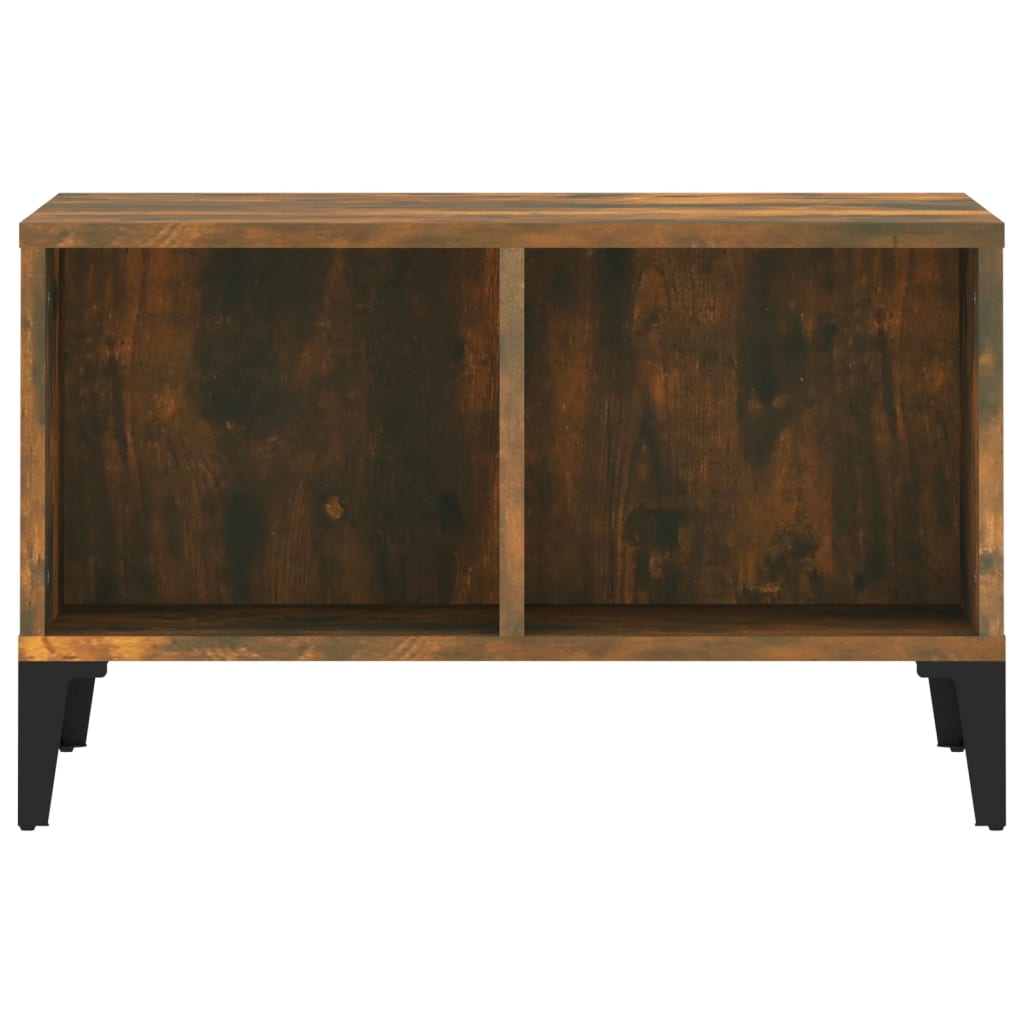 Table basse Chêne fumé 60x50x36,5 cm Bois d’ingénierie - Tables basses