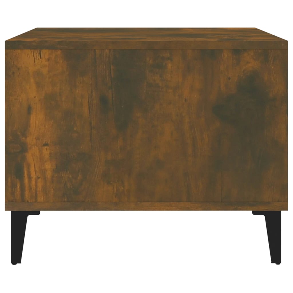 Table basse Chêne fumé 60x50x40 cm Bois d’ingénierie - Tables basses