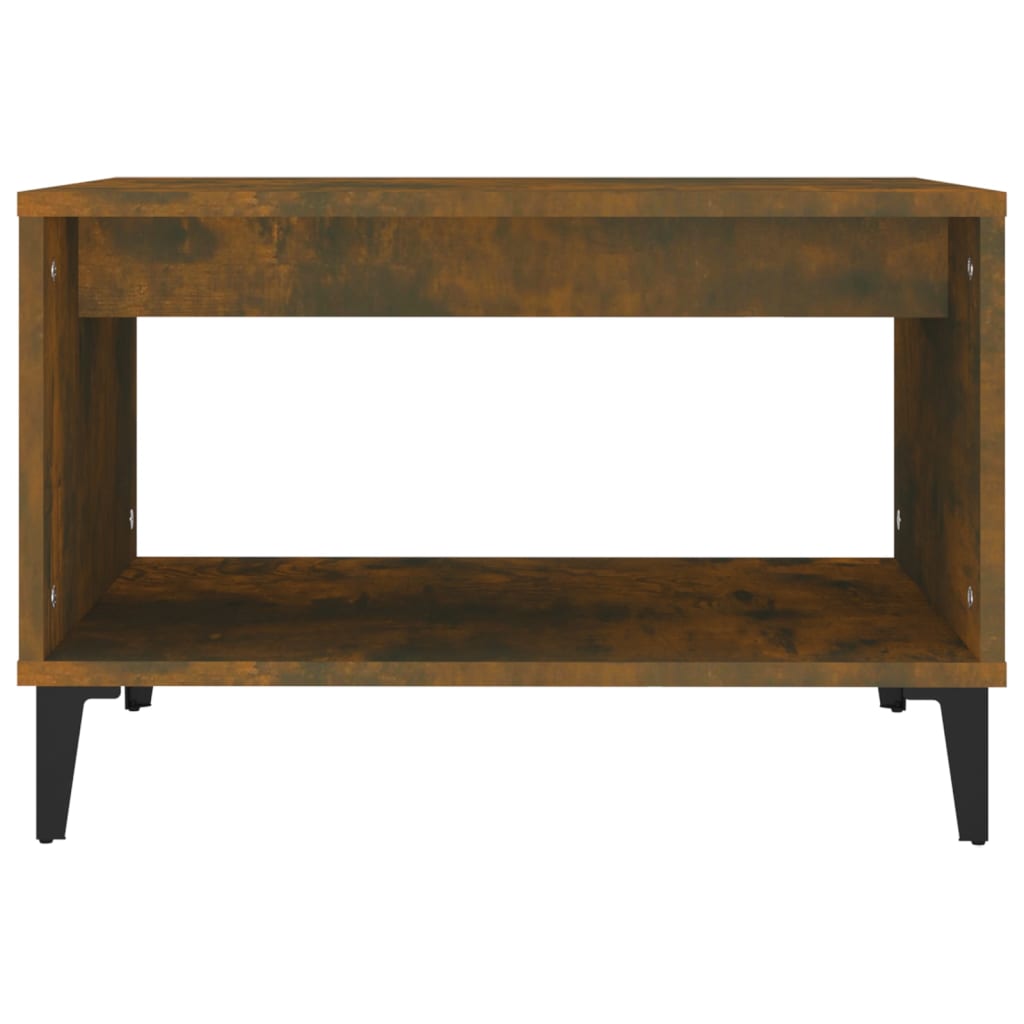 Table basse Chêne fumé 60x50x40 cm Bois d’ingénierie - Tables basses