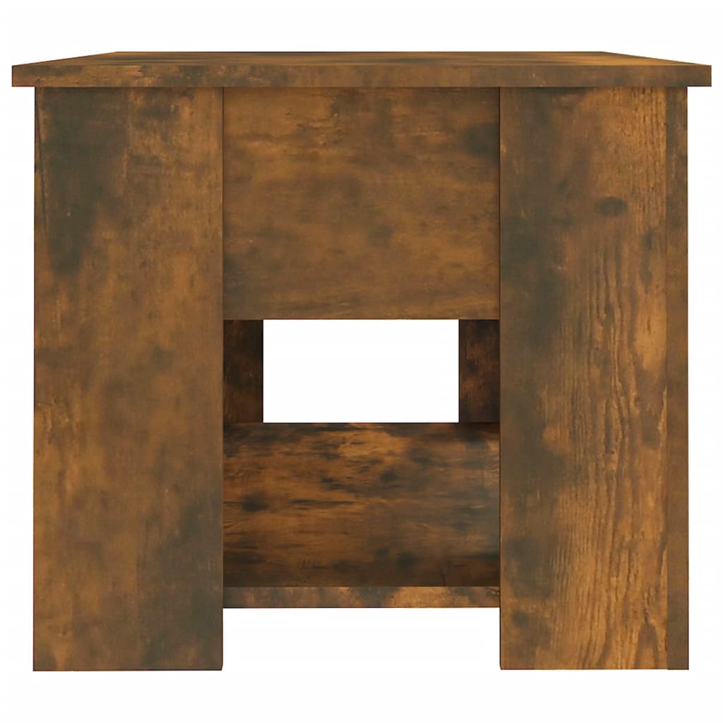 Table basse Chêne fumé 79x49x41 cm Bois d’ingénierie - Tables basses
