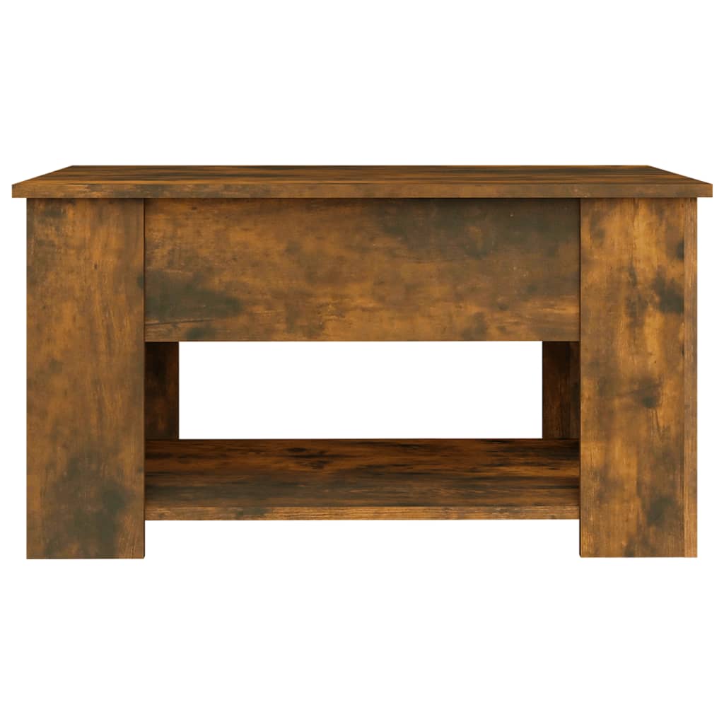 Table basse Chêne fumé 79x49x41 cm Bois d’ingénierie - Tables basses