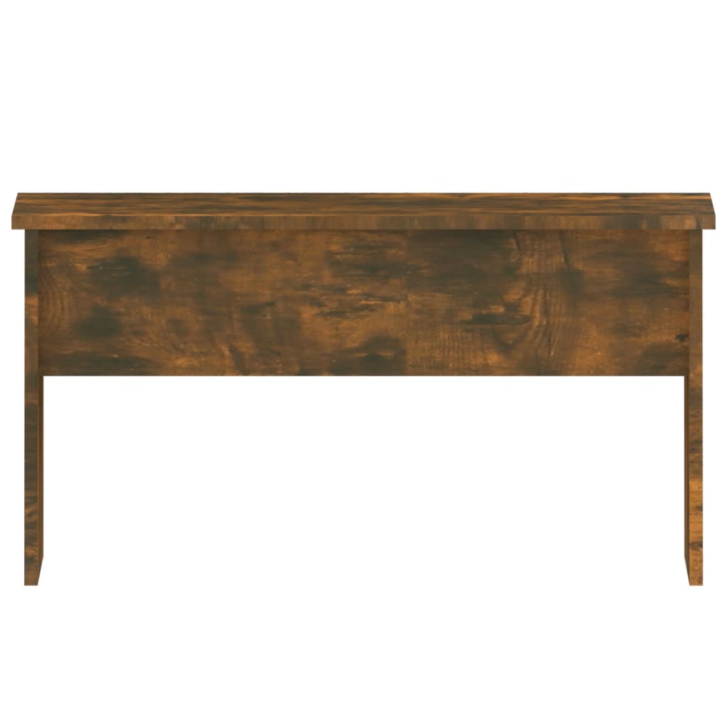 Table basse Chêne fumé 80x50,5x41,5 cm Bois d’ingénierie - Tables basses