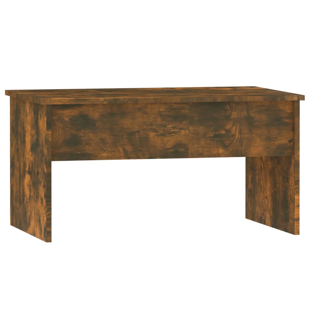 Table basse Chêne fumé 80x50,5x41,5 cm Bois d’ingénierie - Tables basses