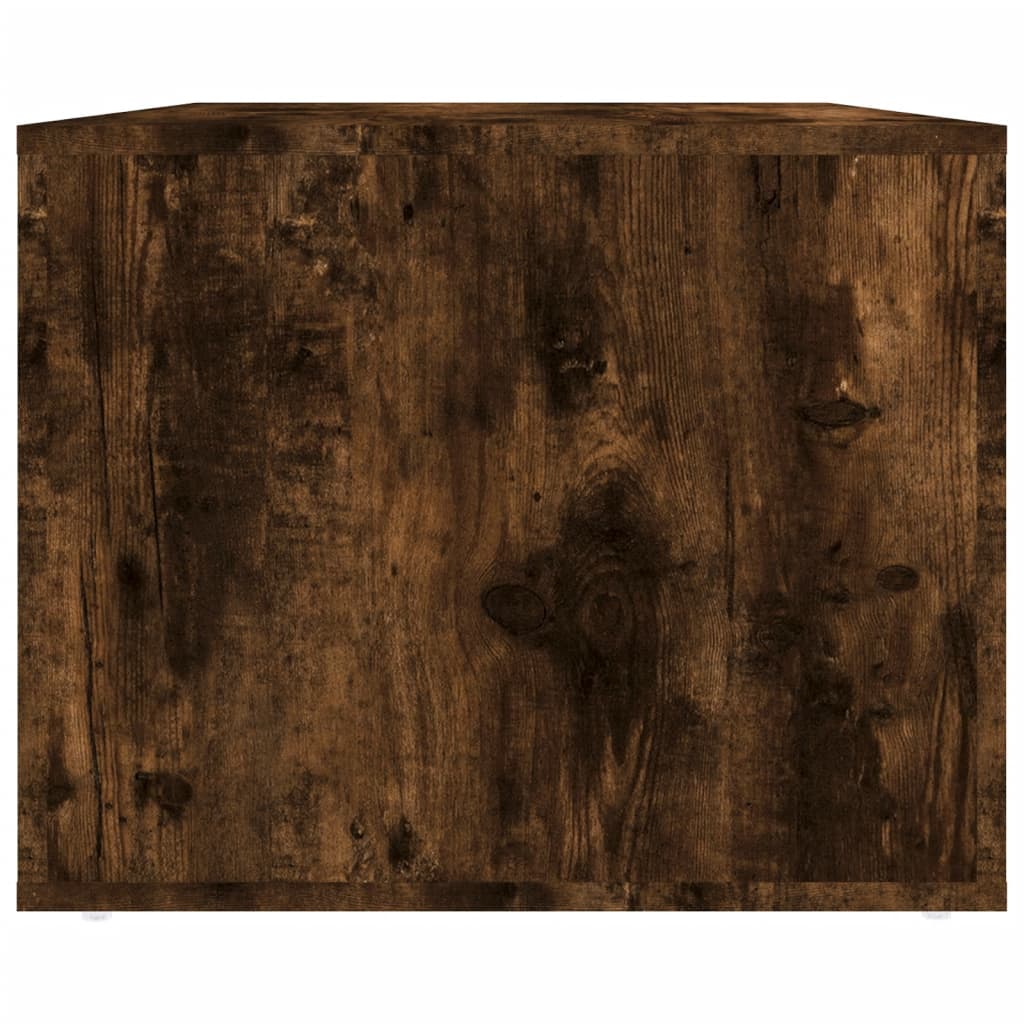 Table basse Chêne fumé 80x50x40 cm Bois d’ingénierie - Tables basses
