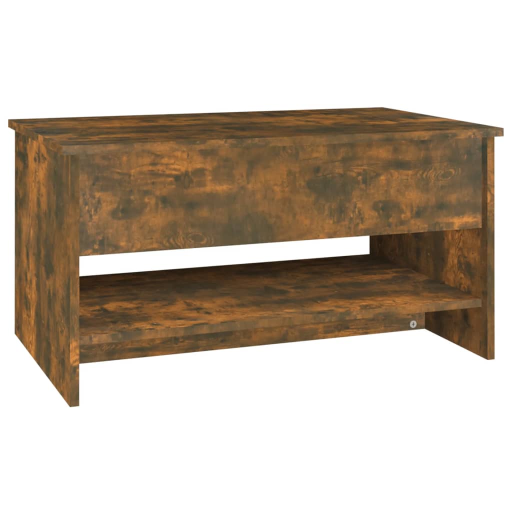 Table basse Chêne fumé 80x50x40 cm Bois d’ingénierie - Tables basses