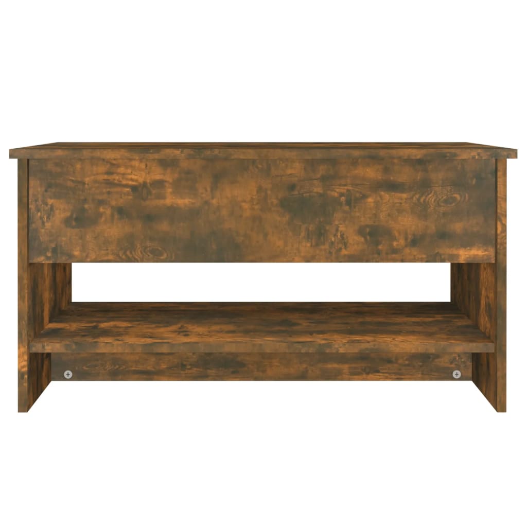 Table basse Chêne fumé 80x50x40 cm Bois d’ingénierie - Tables basses