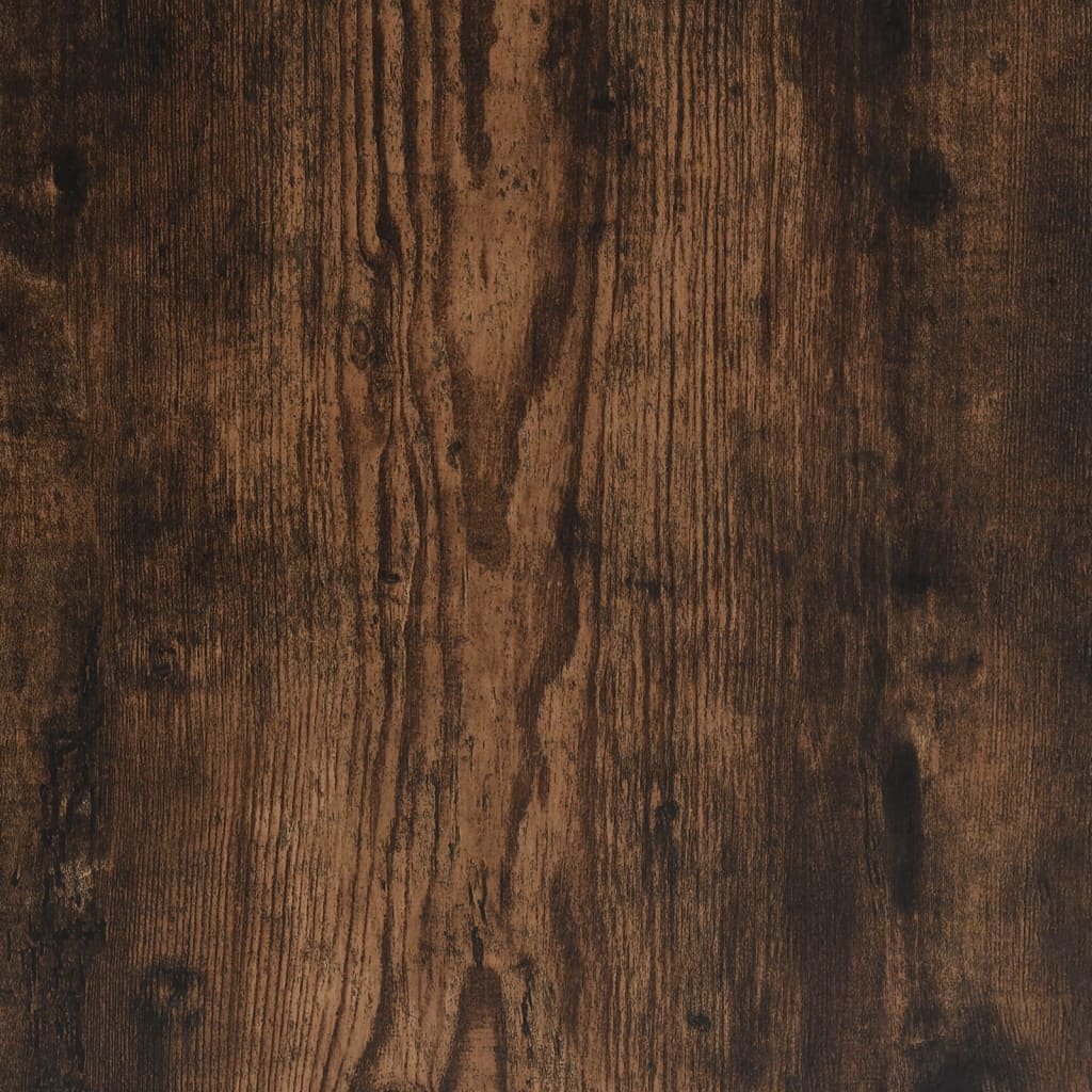 Table basse chêne fumé 80x80x36,5 cm bois d’ingénierie - Tables basses