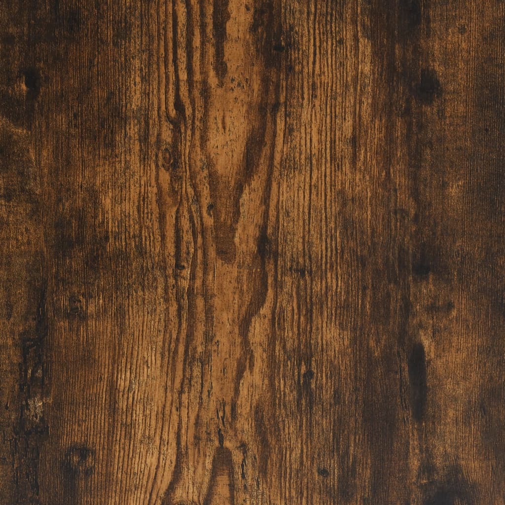 Table basse chêne fumé 80x80x40 cm bois d’ingénierie - Tables basses