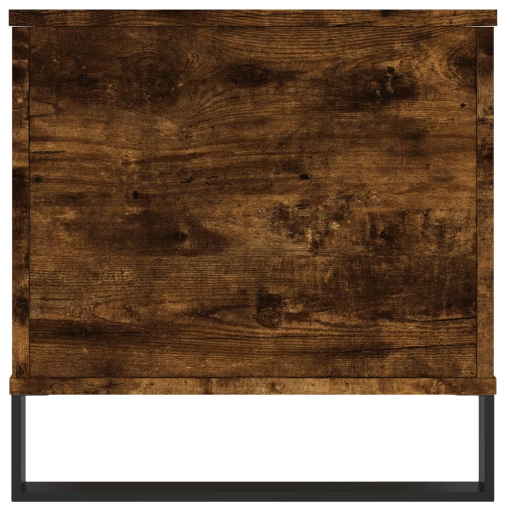 Table basse Chêne fumé 90x44,5x45 cm Bois d’ingénierie - Tables basses