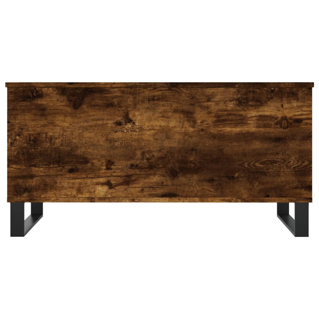 Table basse Chêne fumé 90x44,5x45 cm Bois d’ingénierie - Tables basses