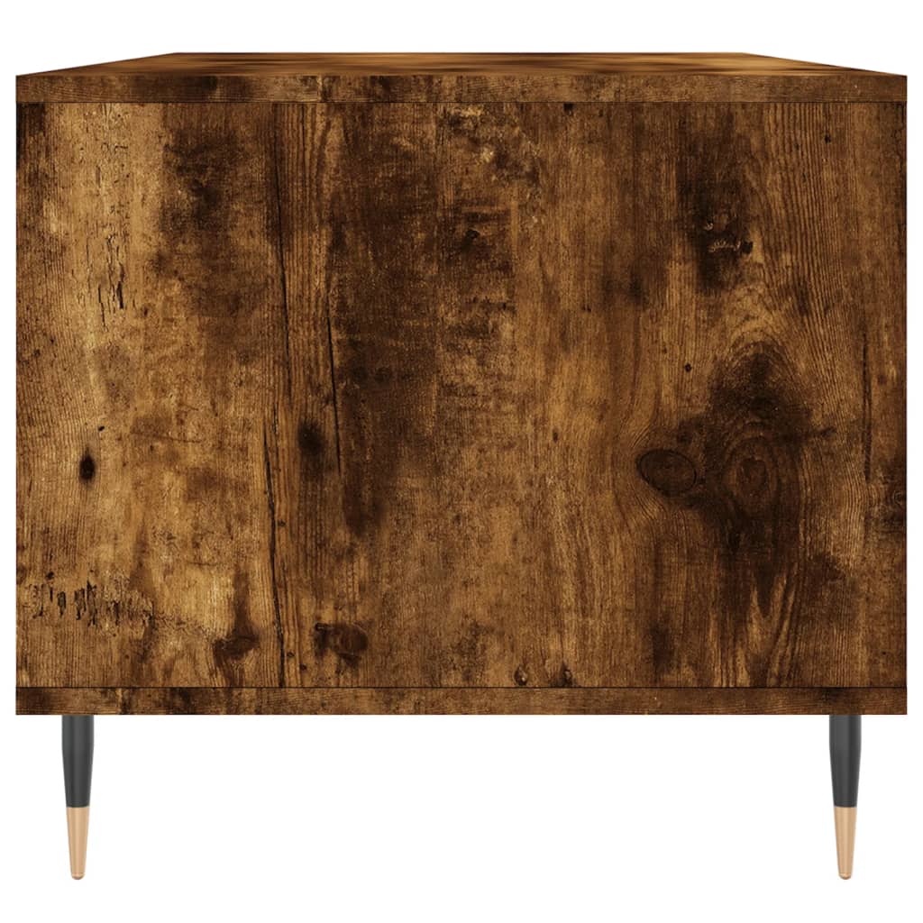 Table basse Chêne fumé 90x49x45 cm Bois d’ingénierie - Tables basses