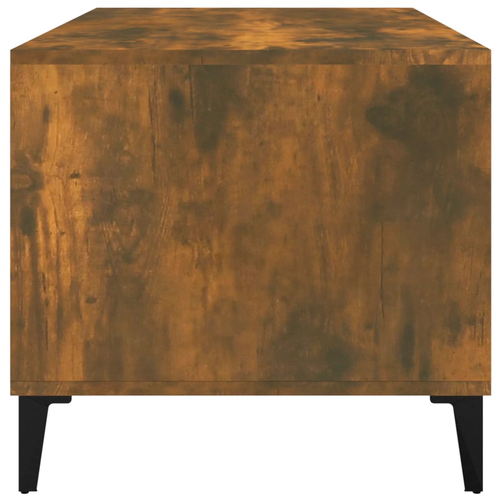 Table basse Chêne fumé 90x49x45 cm Bois d’ingénierie - Tables basses