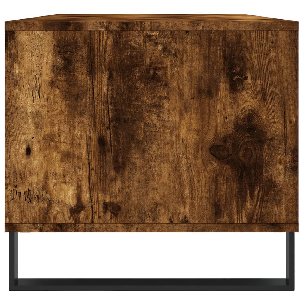 Table basse Chêne fumé 90x49x45 cm Bois d’ingénierie - Tables basses