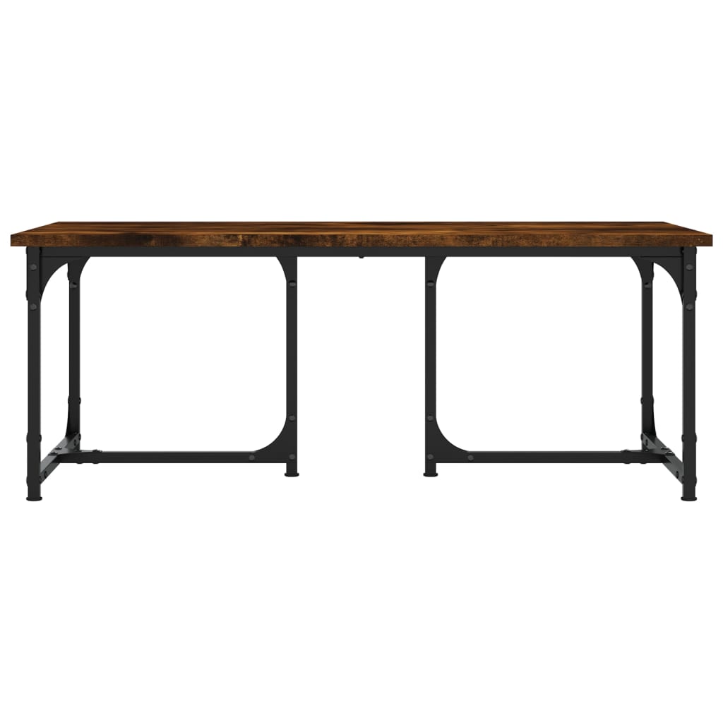 Table basse Chêne fumé 90x50x35 cm Bois d’ingénierie - Tables basses