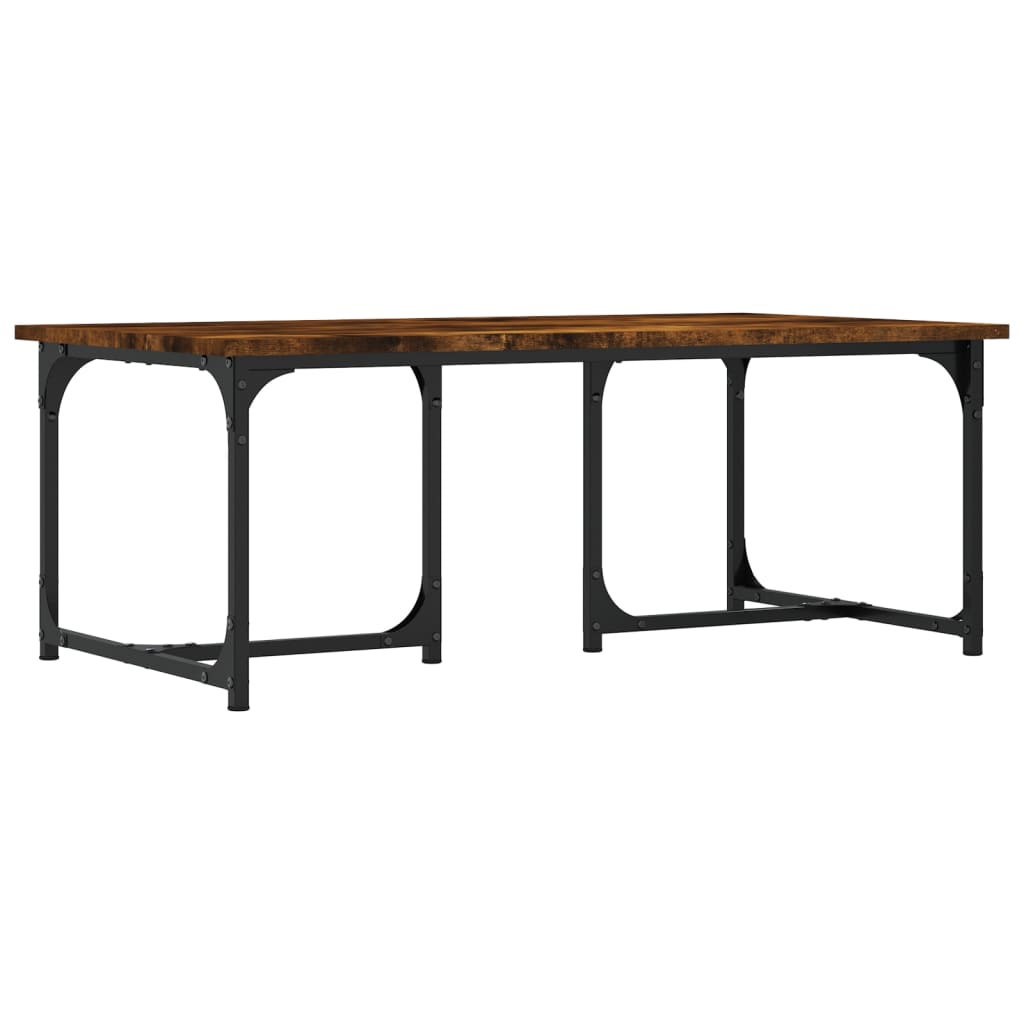 Table basse Chêne fumé 90x50x35 cm Bois d’ingénierie - Tables basses