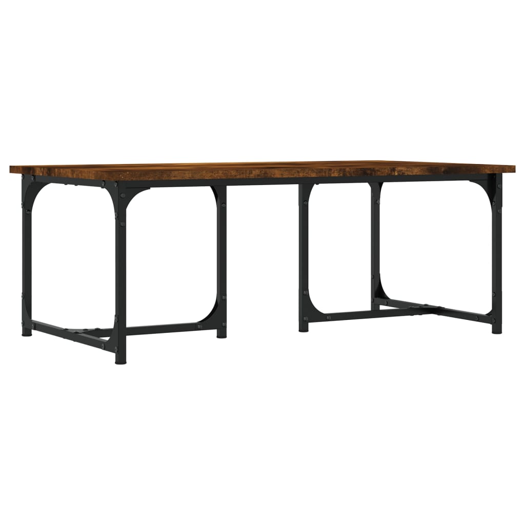 Table basse Chêne fumé 90x50x35 cm Bois d’ingénierie - Tables basses