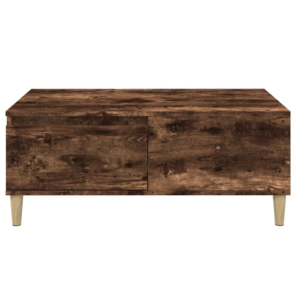 Table basse Chêne fumé 90x50x36,5 cm Bois d’ingénierie - Tables basses