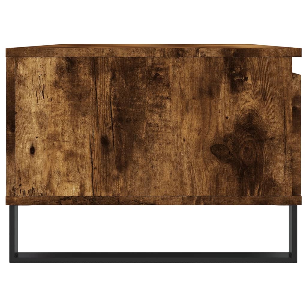 Table basse Chêne fumé 90x50x36,5 cm Bois d’ingénierie - Tables basses