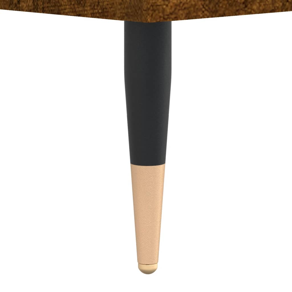Table basse Chêne fumé 90x50x36,5 cm Bois d’ingénierie - Tables basses