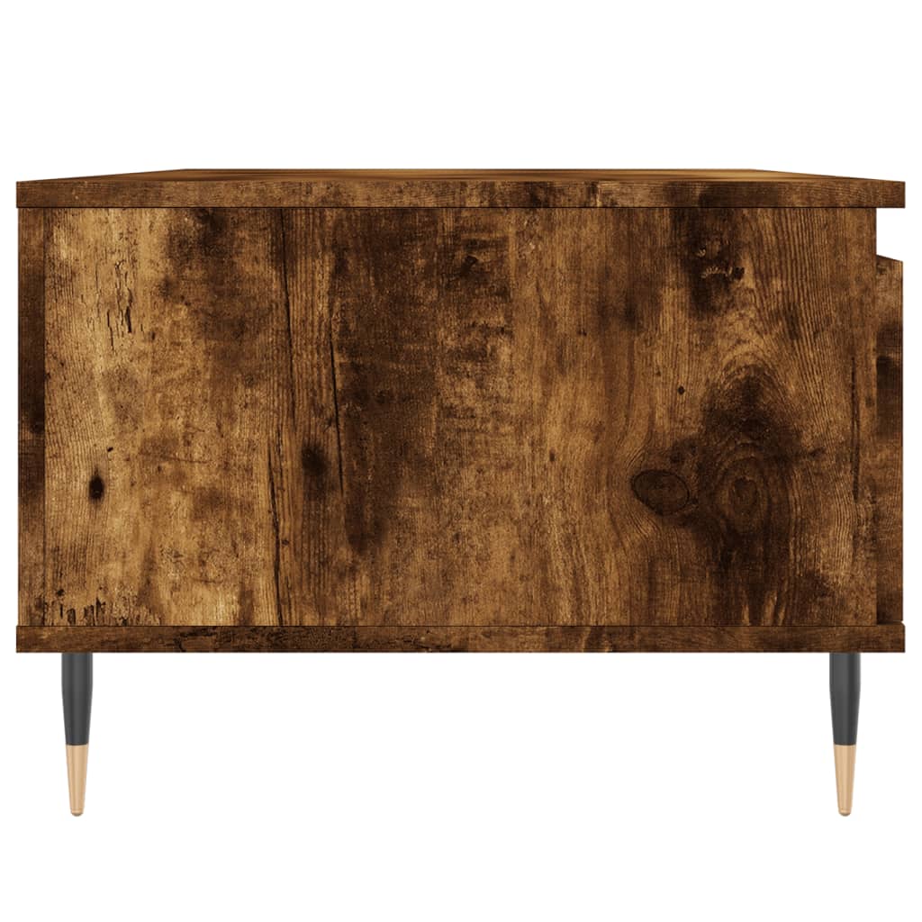 Table basse Chêne fumé 90x50x36,5 cm Bois d’ingénierie - Tables basses