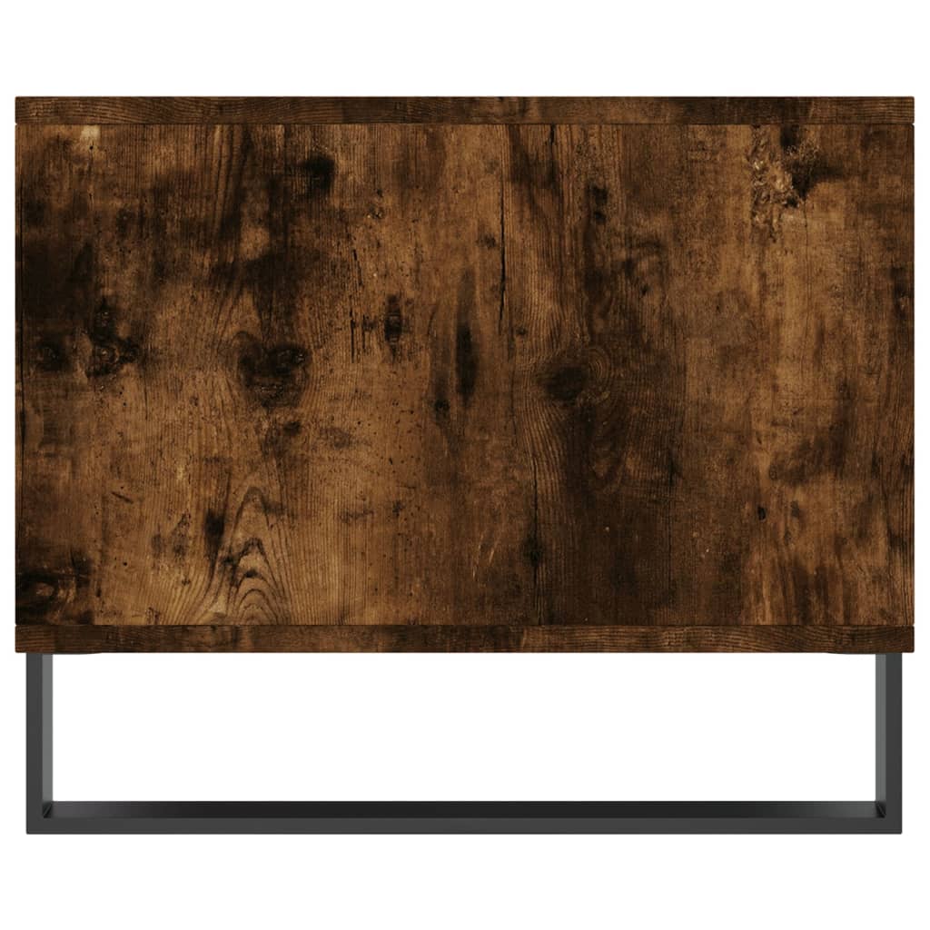 Table basse chêne fumé 90x50x40 cm bois d’ingénierie - Tables basses