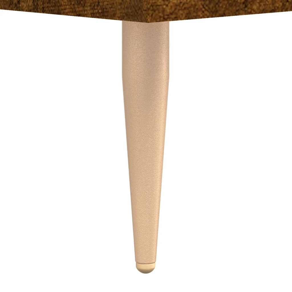 Table basse chêne fumé 90x50x40 cm bois d’ingénierie - Tables basses