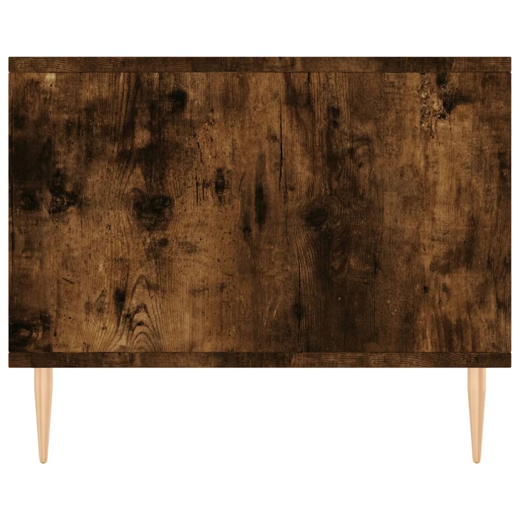 Table basse chêne fumé 90x50x40 cm bois d’ingénierie - Tables basses