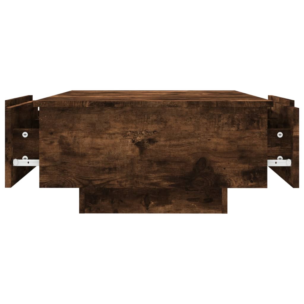 Table basse Chêne fumé 90x60x31 cm Bois d’ingénierie - Tables basses