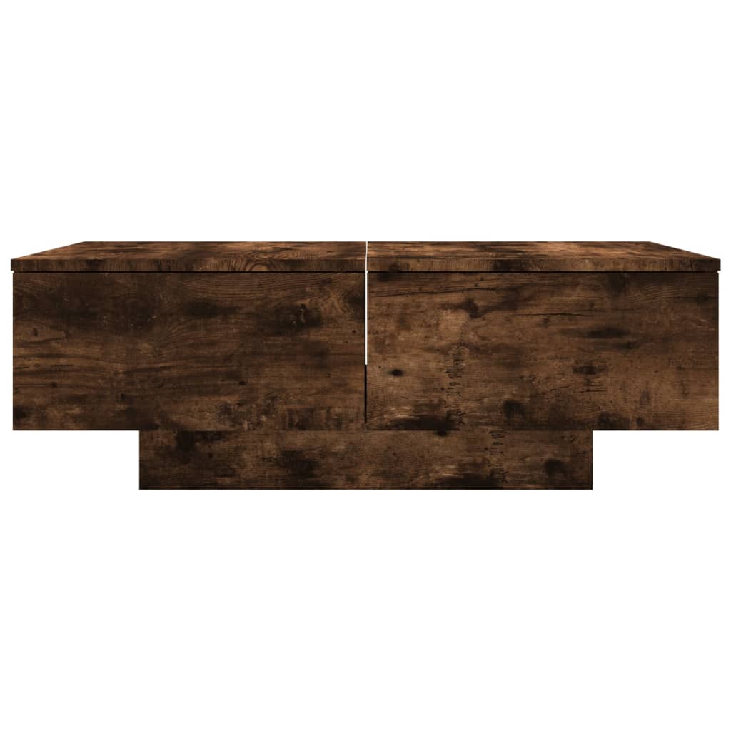 Table basse Chêne fumé 90x60x31 cm Bois d’ingénierie - Tables basses