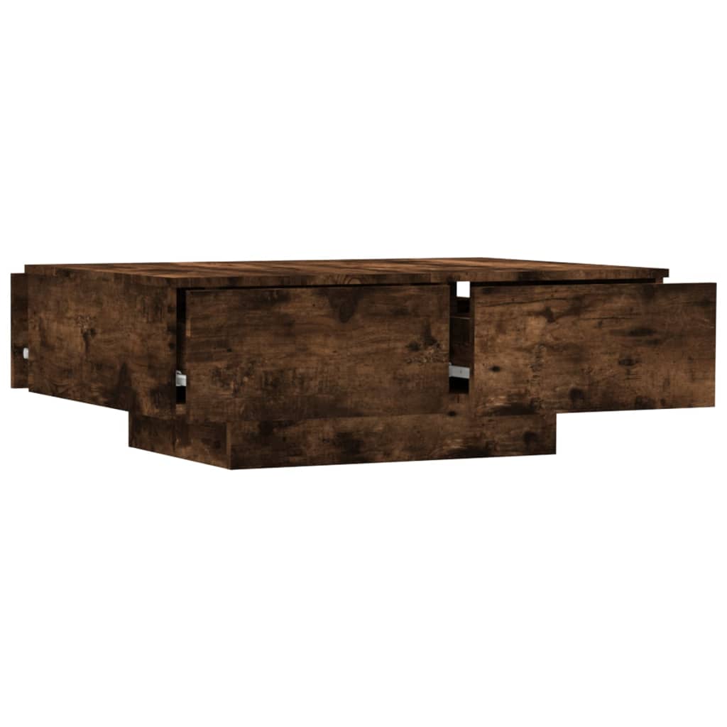 Table basse Chêne fumé 90x60x31 cm Bois d’ingénierie - Tables basses
