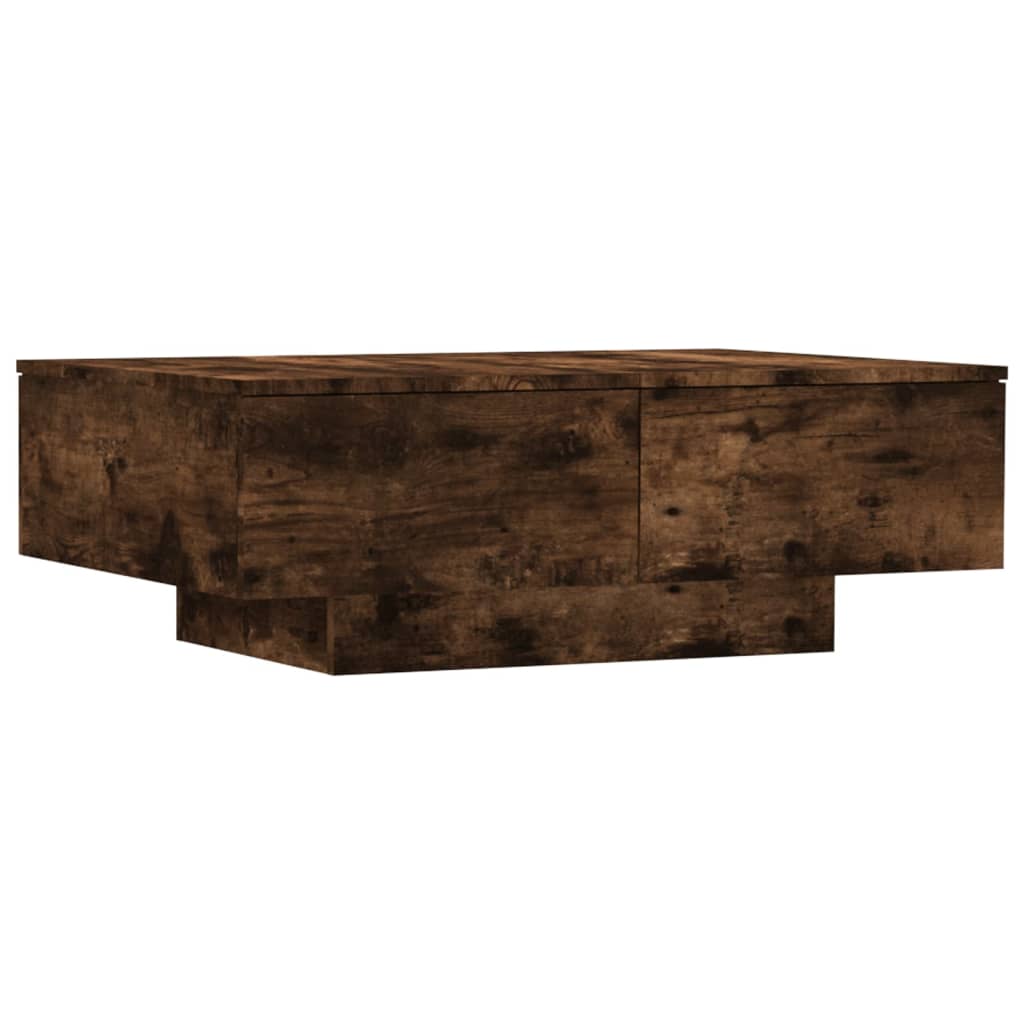 Table basse Chêne fumé 90x60x31 cm Bois d’ingénierie - Tables basses