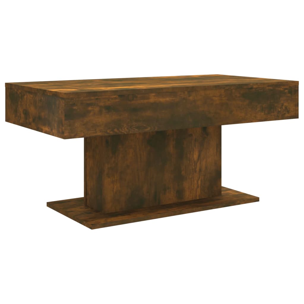 Table basse Chêne fumé 96x50x45 cm Bois d’ingénierie - Tables basses