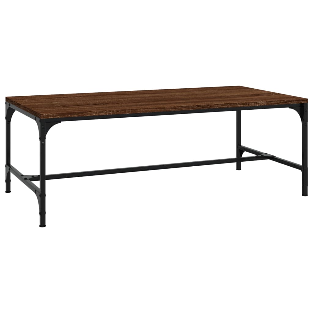 Table basse Chêne marron 100x50x35 cm Bois d’ingénierie - Tables basses