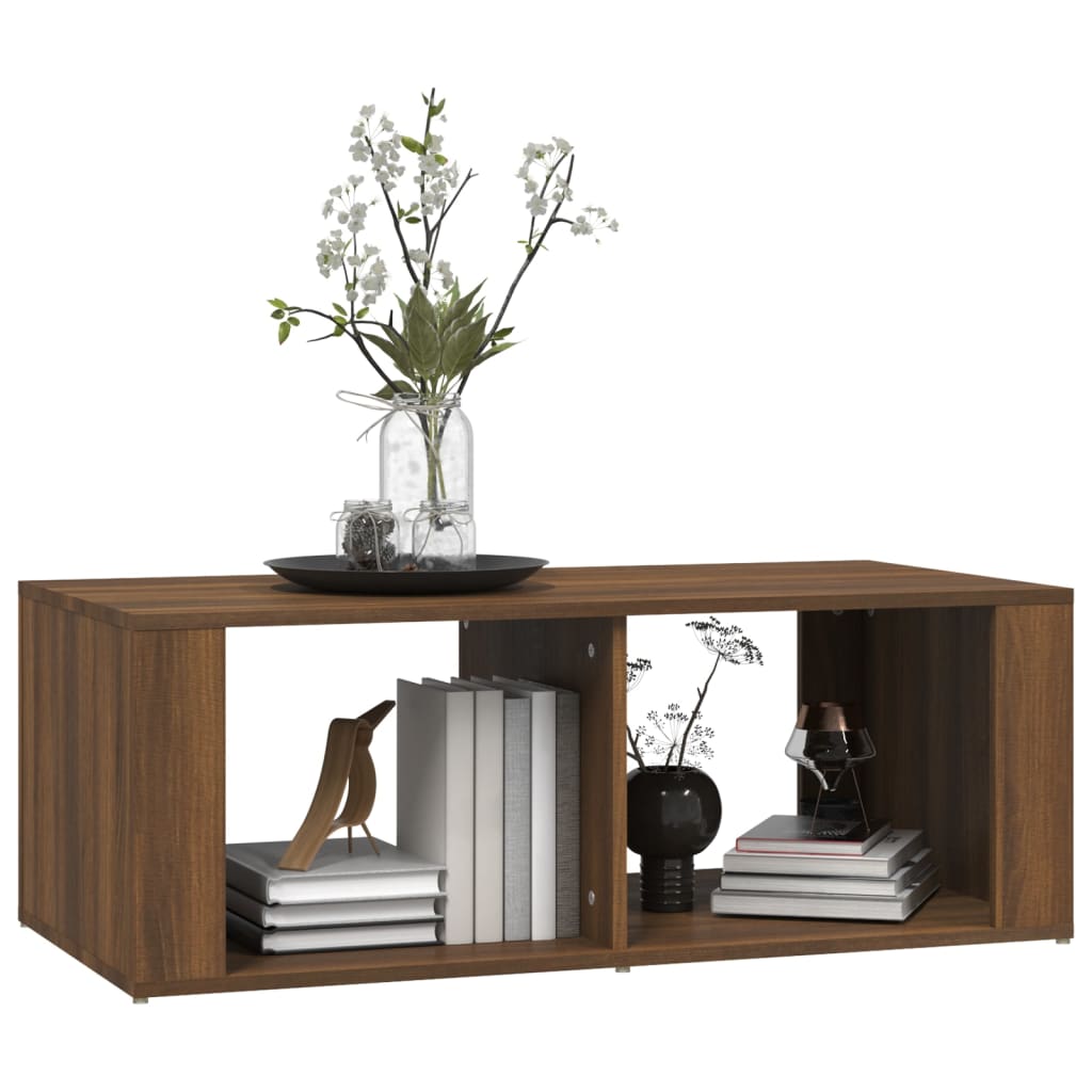 Table basse Chêne marron 100x50x36 cm Bois d’ingénierie - Tables basses