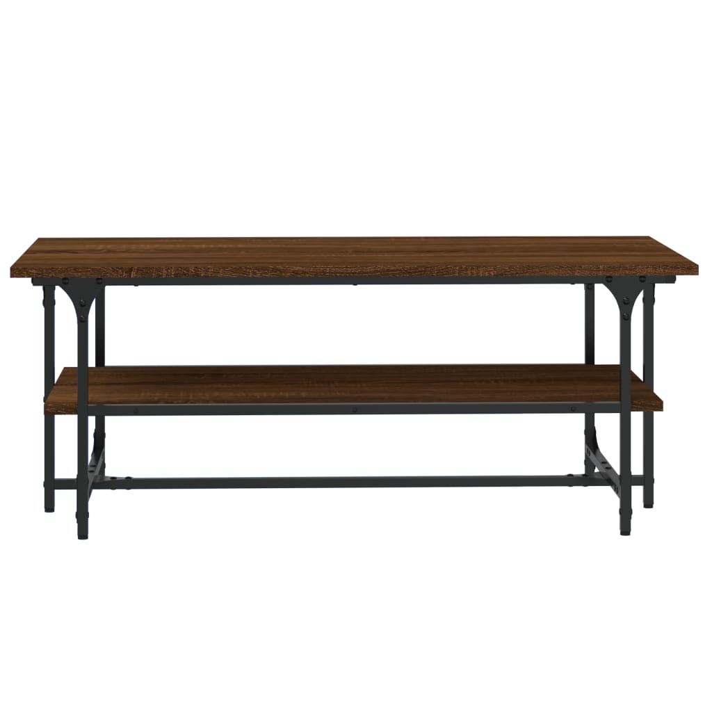 Table basse Chêne marron 100x50x40 cm Bois d’ingénierie - Tables basses
