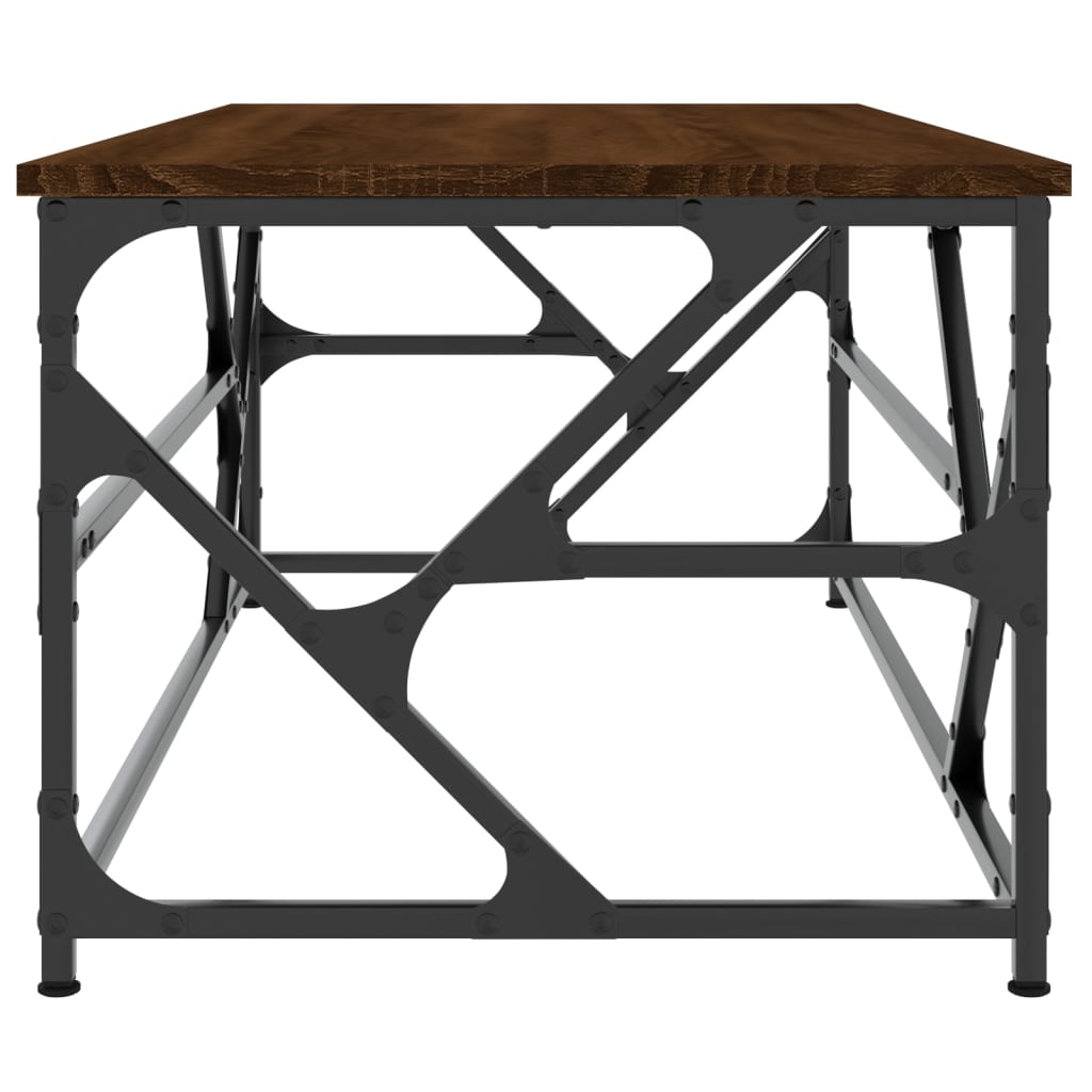 Table basse Chêne marron 100x50x40 cm Bois d’ingénierie - Tables basses