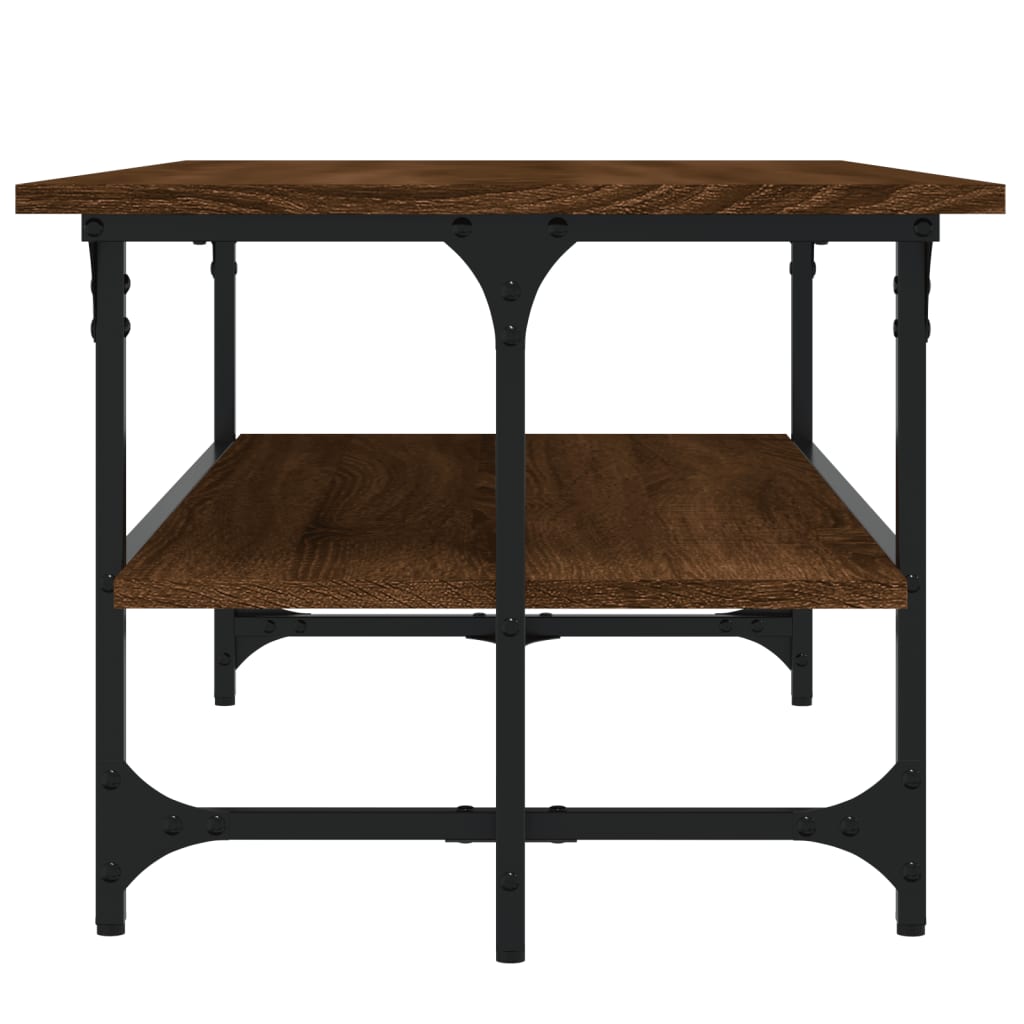 Table basse Chêne marron 100x50x40 cm Bois d’ingénierie - Tables basses