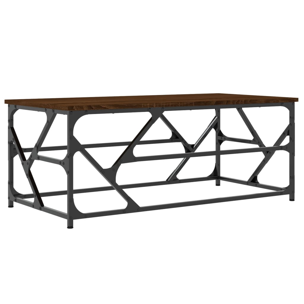 Table basse Chêne marron 100x50x40 cm Bois d’ingénierie - Tables basses