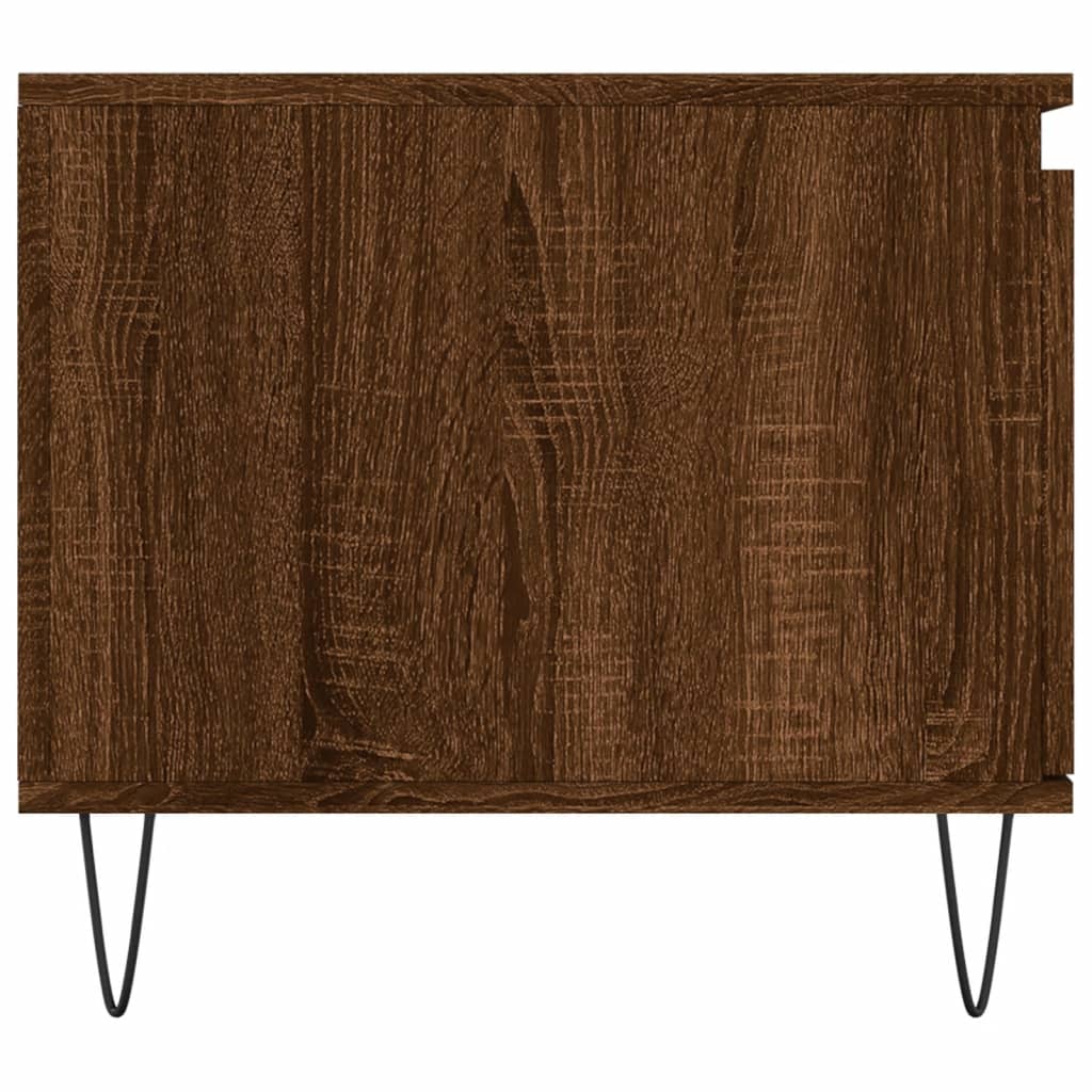 Table basse Chêne marron 100x50x45 cm Bois d’ingénierie - Tables basses