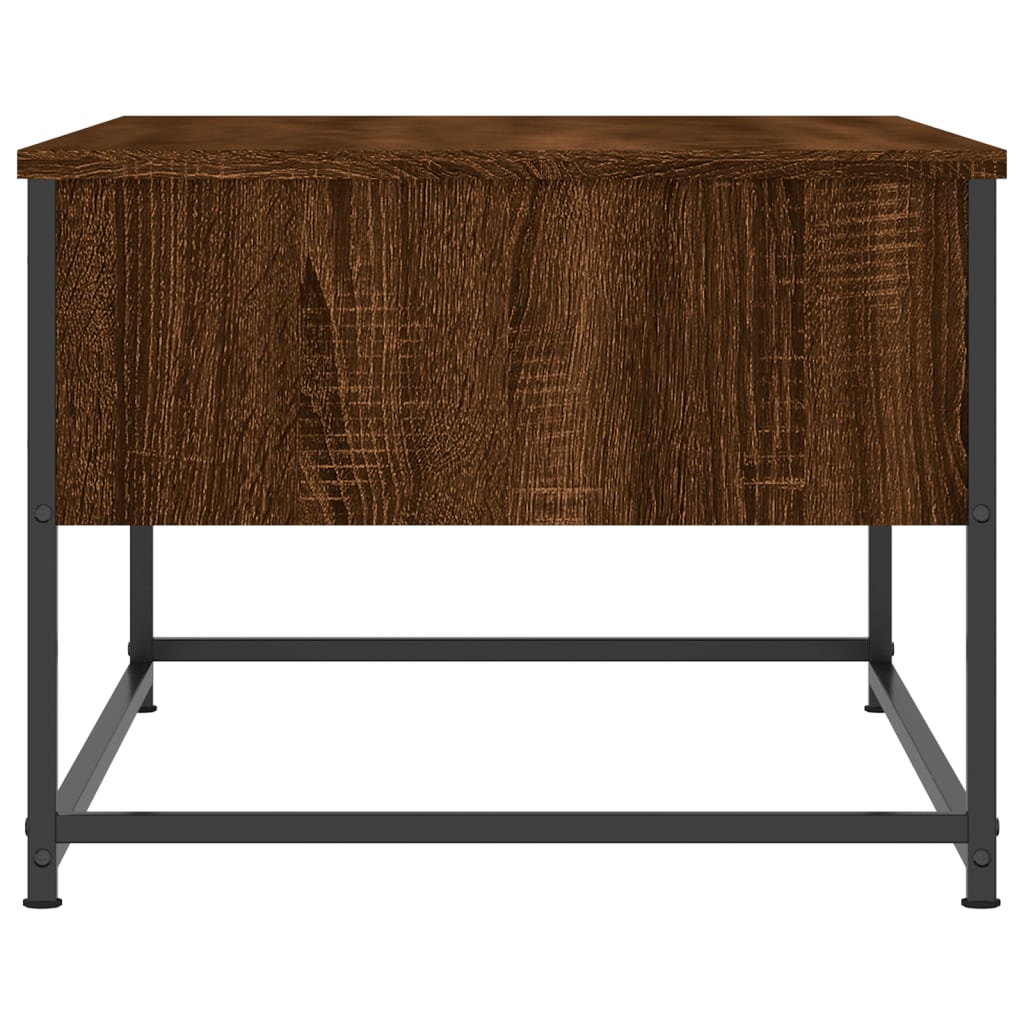 Table basse chêne marron 100x51x40 cm bois d’ingénierie - Tables basses