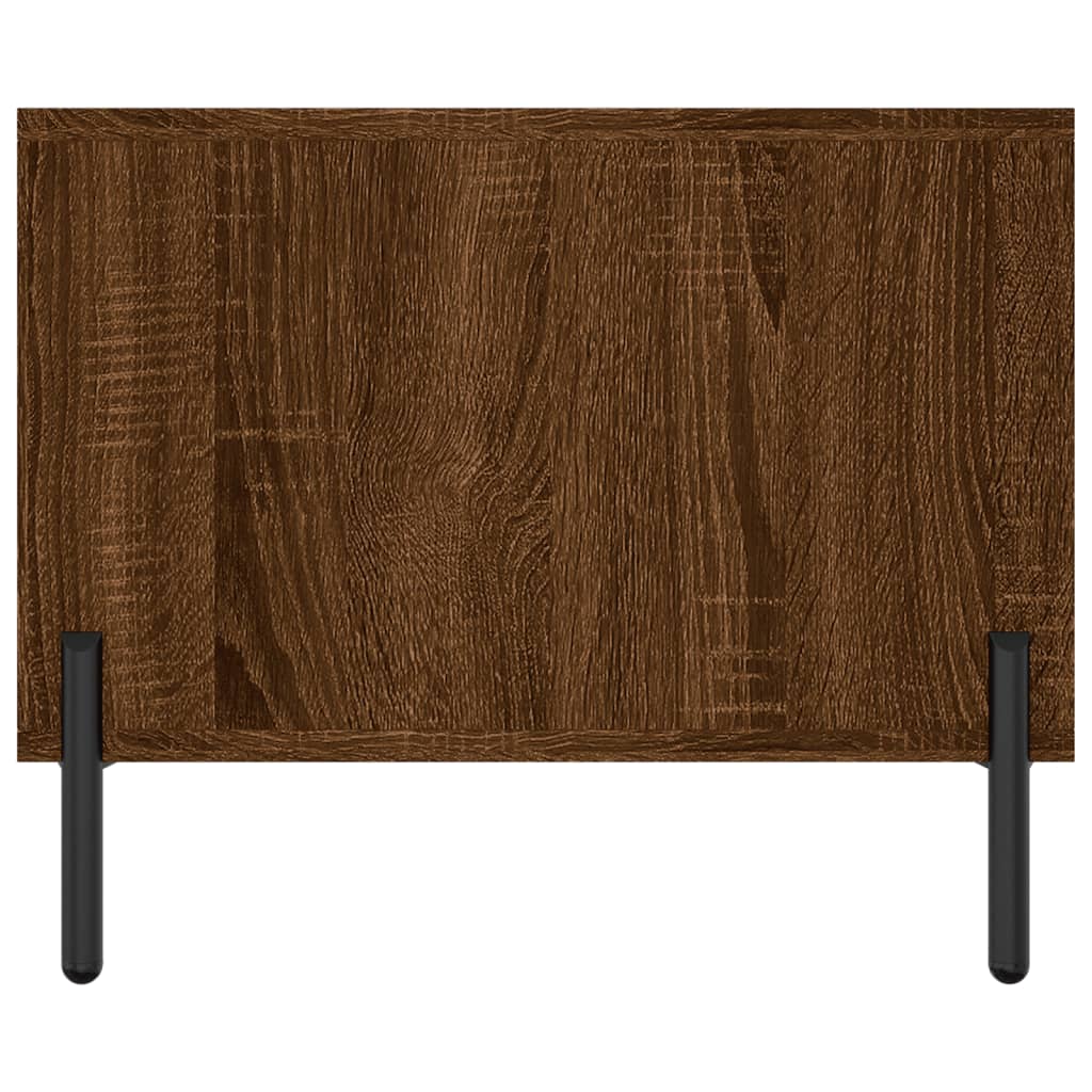 Table basse chêne marron 102x50x40 cm bois d’ingénierie - Tables basses