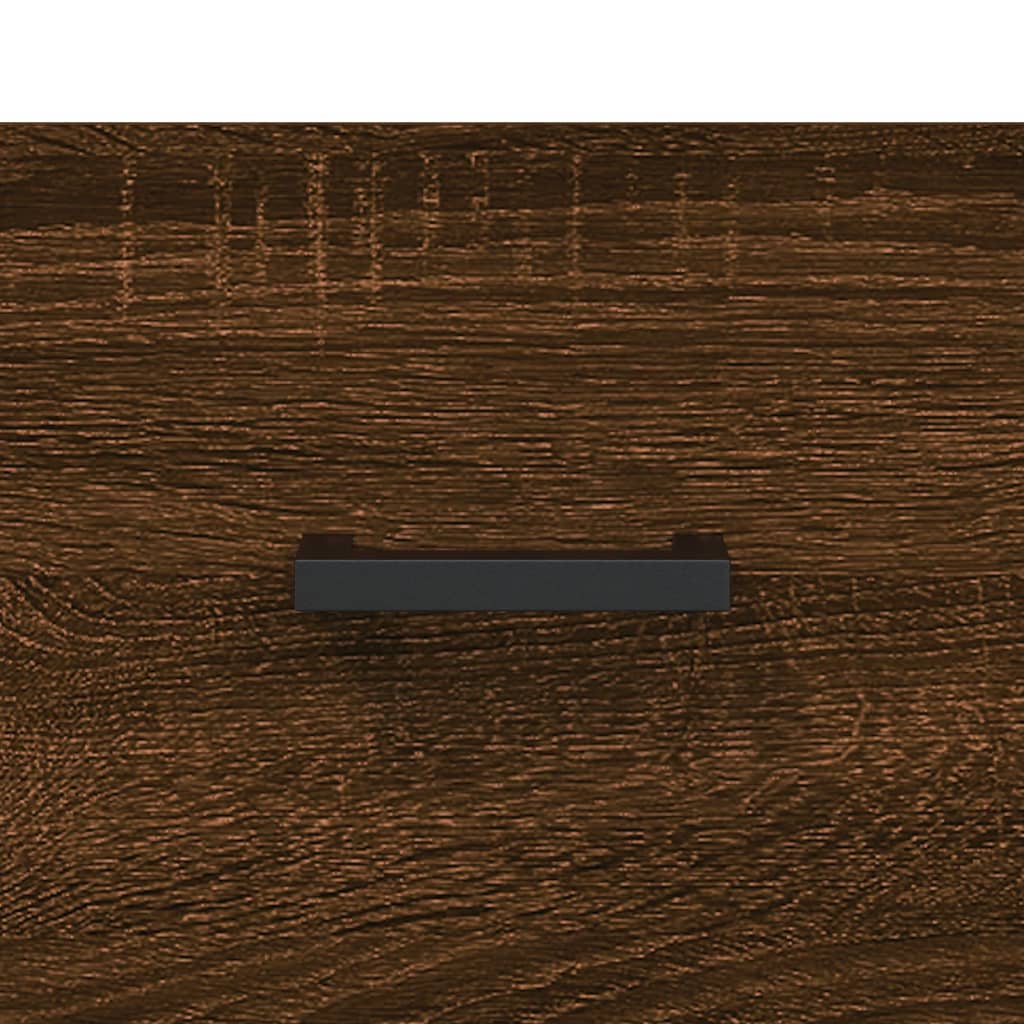 Table basse chêne marron 102x50x40 cm bois d’ingénierie - Tables basses