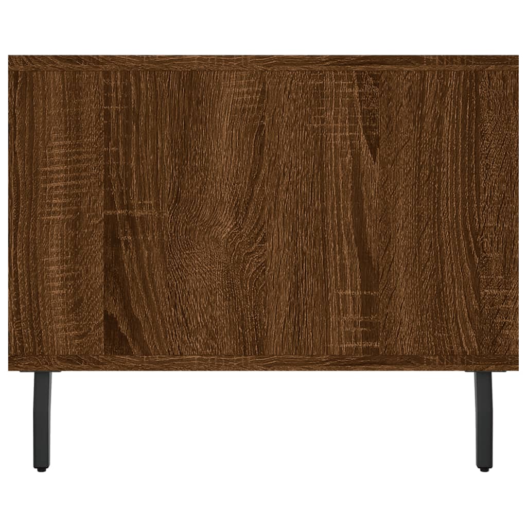 Table basse chêne marron 102x50x40 cm bois d’ingénierie - Tables basses