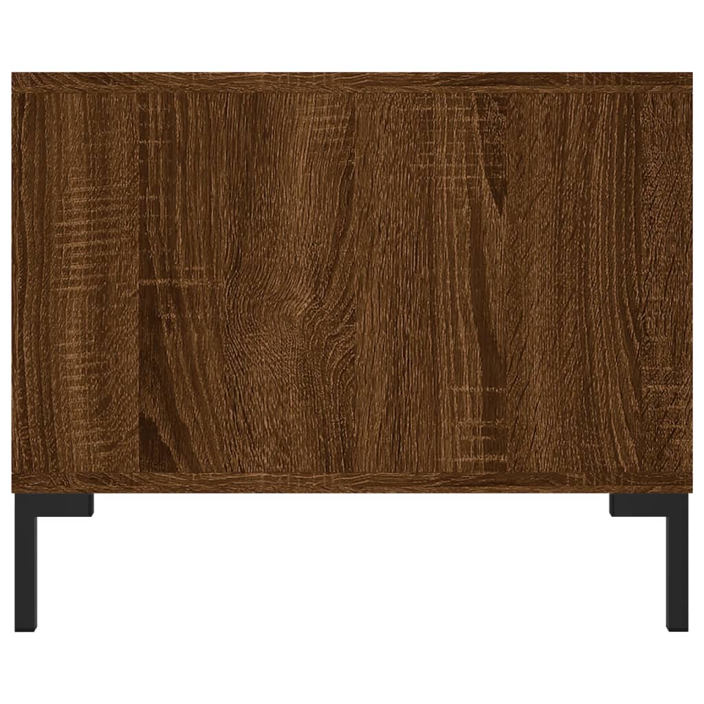 Table basse chêne marron 102x50x40 cm bois d’ingénierie - Tables basses