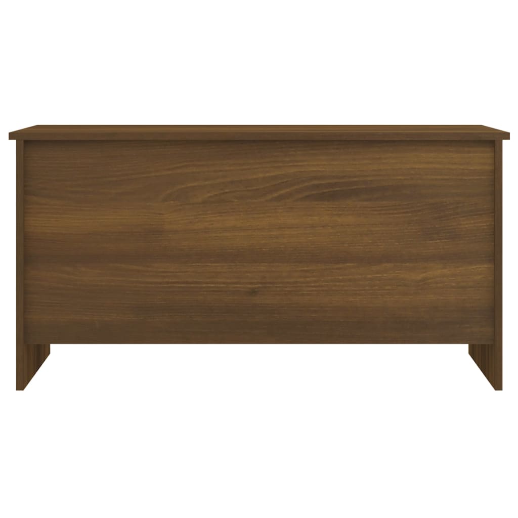 Table basse Chêne marron 102x55,5x52,5 cm Bois d’ingénierie - Tables basses