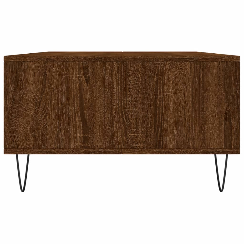 Table basse chêne marron 104x60x35 cm bois d’ingénierie - Tables basses