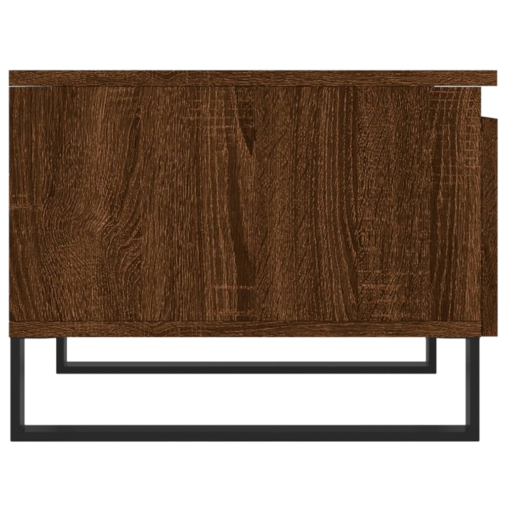 Table basse chêne marron 50x46x35 cm bois d’ingénierie - Tables basses